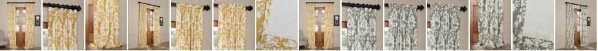 Exclusive Fabrics & Furnishings Lacuna Printed Cotton Twill 50" x 120" Curtain Panel